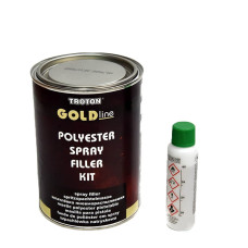 Шпаклівка Gold Line Polyester Spray Filler, Kit 1,2 кг