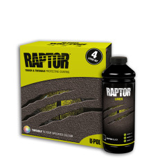 RAPTOR 2K 3:1 U-POL Захисне покриття підвищеної міцності БІЛЕ, комплект 3,8L