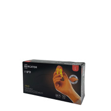 MERCATOR powergrip рукавички нітрилові оглядові неприпудрені, нестерильні L (orange)