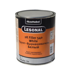 Універсальний двокомпонентний ґрунт Lesonal 2K FIL 540 White, 3 л