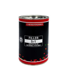 Грунтовка акрилова двукомпонентна CS System Filler 5+1 (чорна), 0.8 л